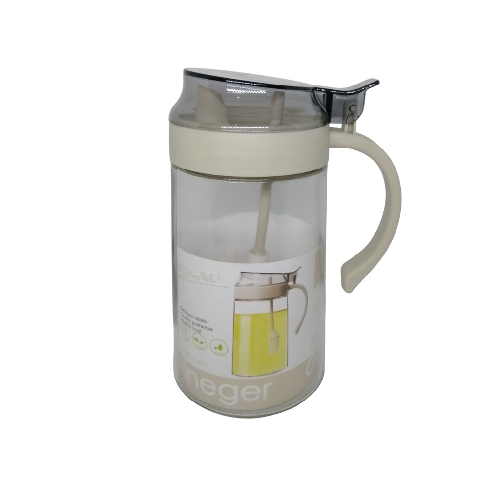 [H511014] dispensador, vidrio, , 500 mililitro, con agarrador y tapa