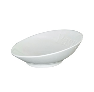 tazon, cerámica, blanco, 9 pulgadas,