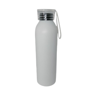 pachon, aluminio, blanco mate, 600 ml con , tapa transparente,