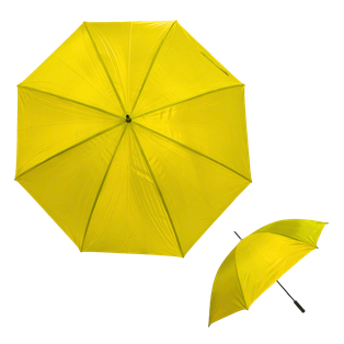 sombrillas, poliester, amarillo, 129*152 centimetros, liso