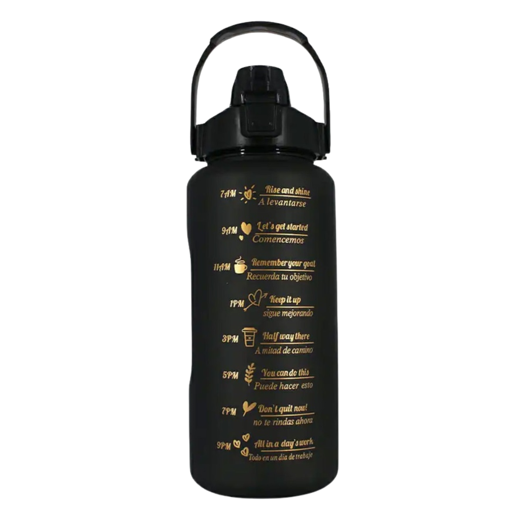 [P251240] pachon, plástico, negro, 2 l , motivacional