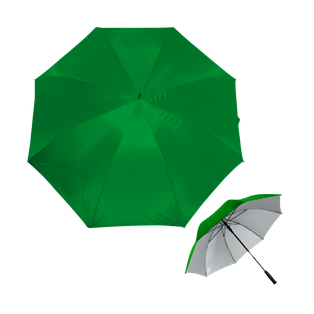 sombrillas, poliester, verde, 120*140 centimetros, fondo plateado