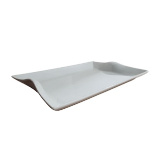 plato, cerámica, blanco, 40*29.5 centimetros,