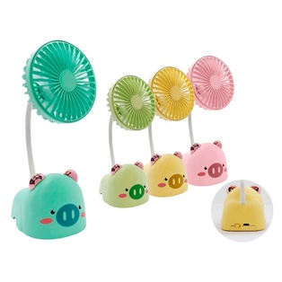 ventiladores diseño cerditos, plástico, surtido, 9.3*6*22 centimetros,