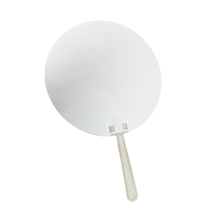 Abanico Plástico Blanco Redondo