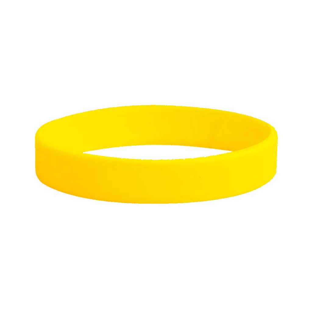 [P266074] Pulsera Silicón Amarillo 20.2*1.2*0.2cm