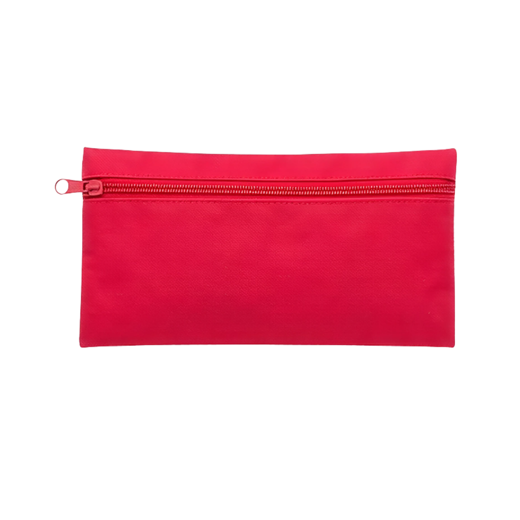 [E389287] Estuche Tela Oxford Rojo 22*12cm