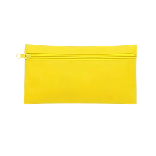 Estuche Tela Oxford Amarillo 22*12cm