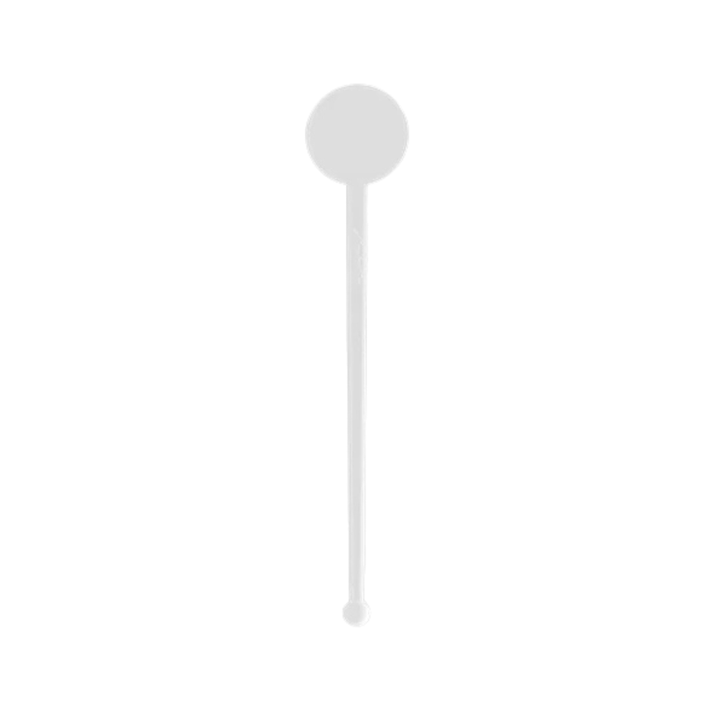 [P251353] Removedor Plástico Blanco18 Cm Redondo Para Bebidas