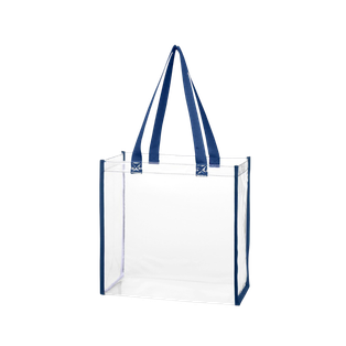 Bolsa Pvc Azul Reflex 30.5*30.5*15.2 Cm Cuerpo Transparente