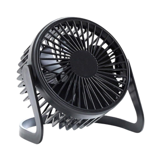 Ventilador Plástico Negro De Escritorio