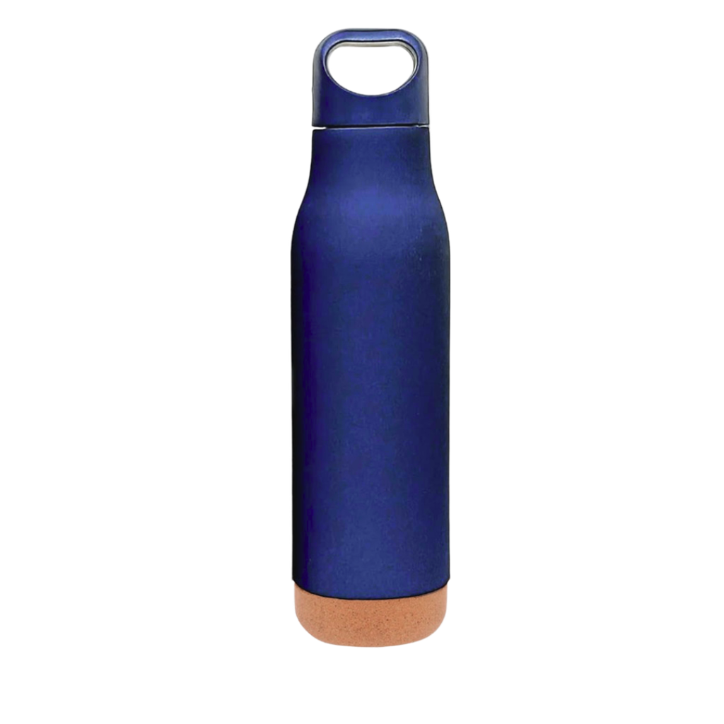 [P251367] Pachon Acero Inoxidable azul 500 ml Ocampa doble pared base de corcho 7*27.3