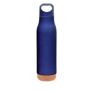 Pachon Acero Inoxidable azul 500 ml Ocampa doble pared base de corcho 7*27.3