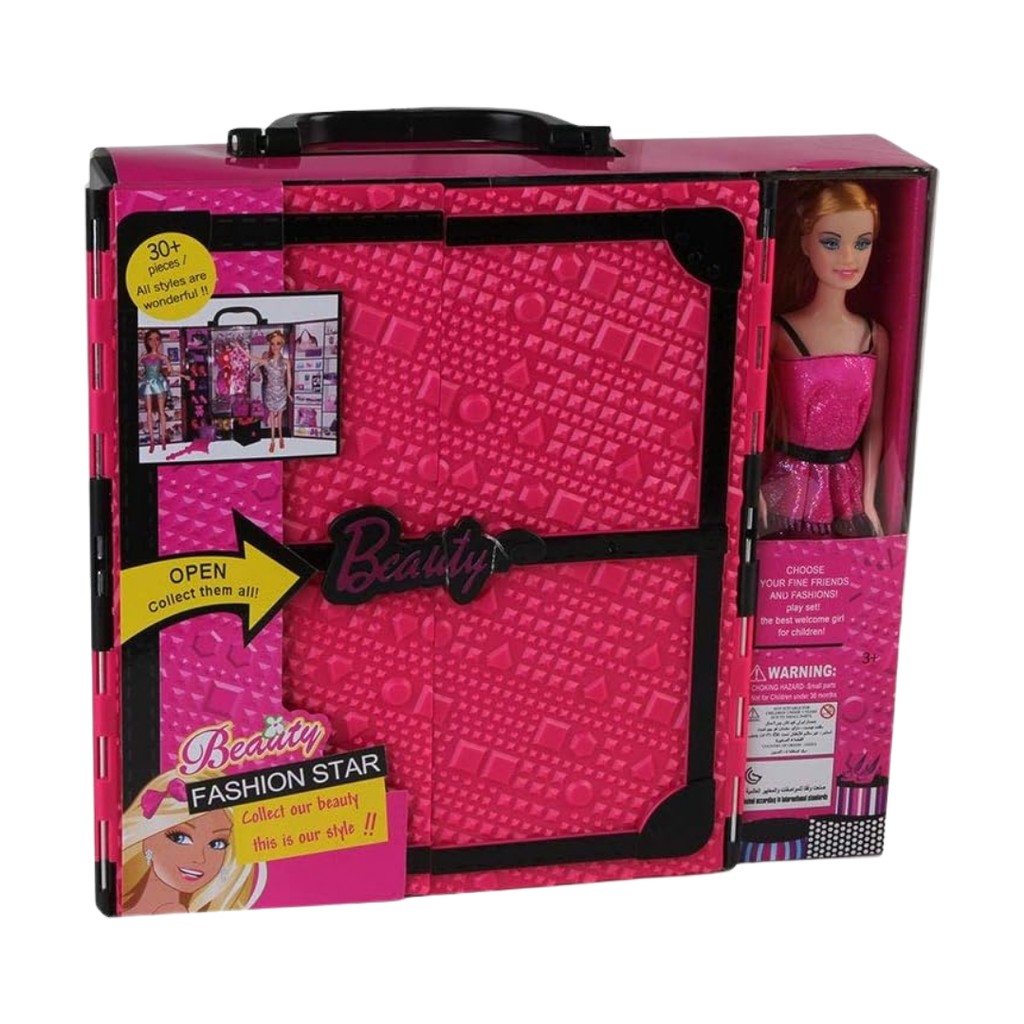 [J116174] Muñeca Plástico Surtido 36*33*8.5 cm muñeca con armario