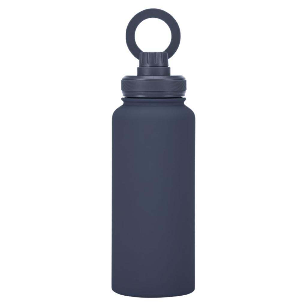 [P251390] Pachon Acero Inoxidable Azul Marino 20*14*5 Cm Pose Con Tapa Posacelular