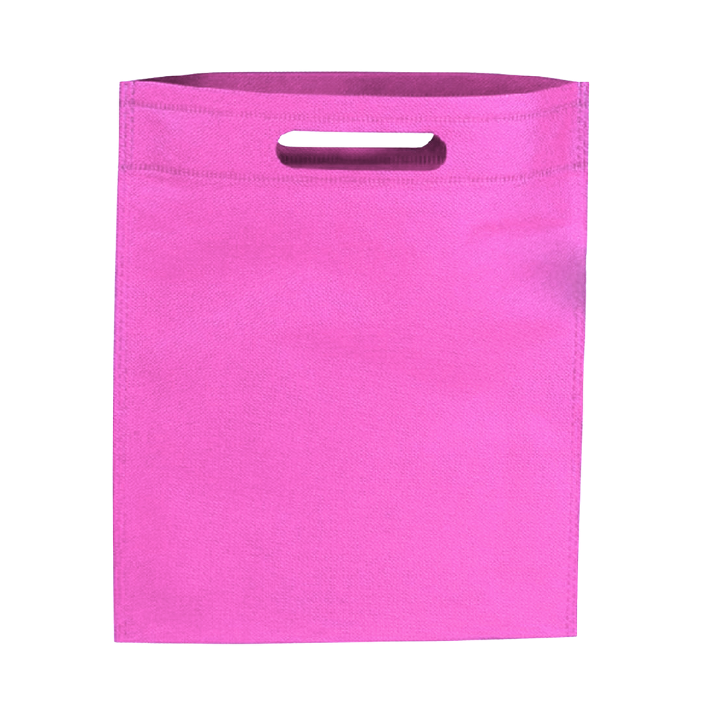 [P266161] Bolsa, Tela Ecológica rosado 37*32*8.5 cm sobre sellada 70 gr