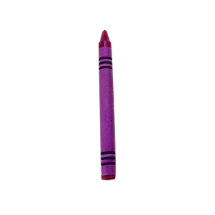 Crayón Cera Morado  8 Cm Unidad