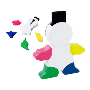 Resaltador Plástico Blanco forma de Persona