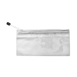 Estuches pvc blanco 23.5*11.5 cm de malla interna separadora