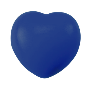 Antiestres Pu Azul 7*6.8*5 cm forma de corazón