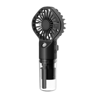 Ventilador Plástico Negro 157*68mm con Humidificador