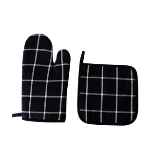 Guante Poliester negro 17*26 cm con aislador House