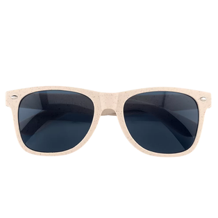 Lentes Fibra De Trigo Beige 5*15 cm Oscuros Con Protección Uv
