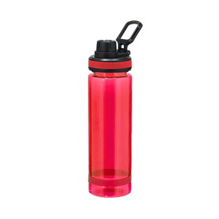 Pachon Plástico Rojo 700 Ml Dakar Con Gancho Y Cinta En La Base