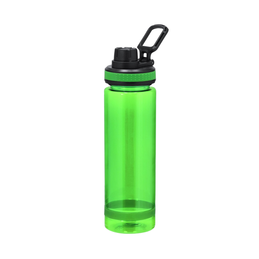 [P251449] Pachon Plástico Verde 700 Ml Dakar Con Gancho Y Cinta En La Base