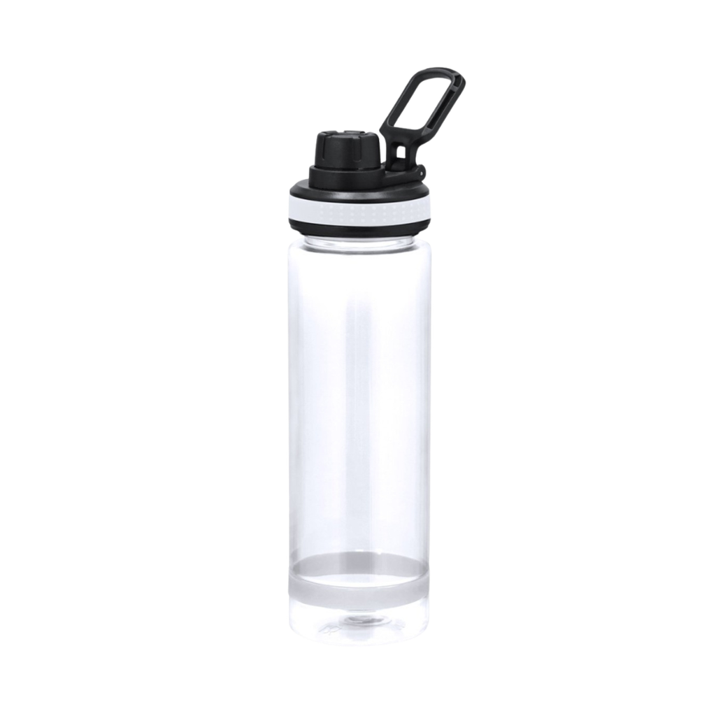 [P251450] Pachon Plástico Transparente 700 Ml Dakar Con Gancho Y Cinta En La Base
