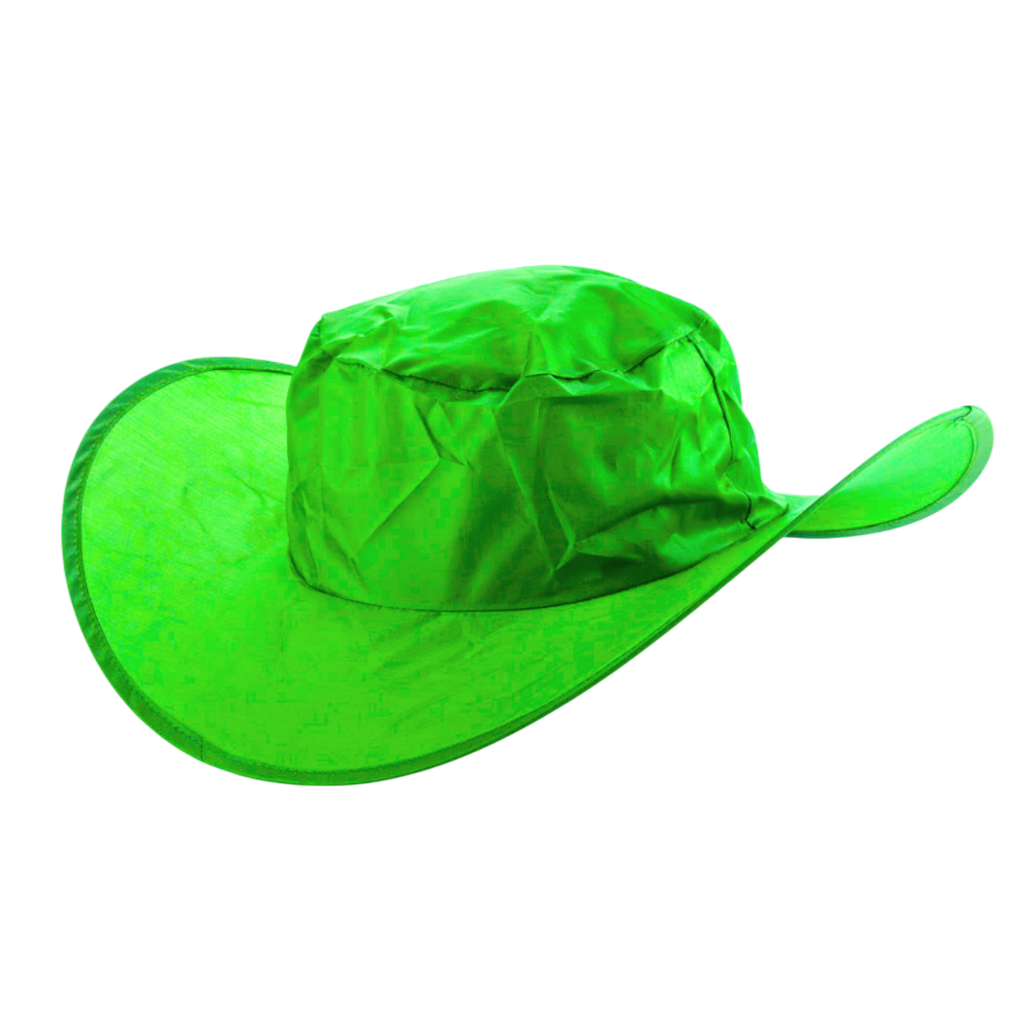 [P266026] Sombrero Nylon Verde 40 cmPlegable