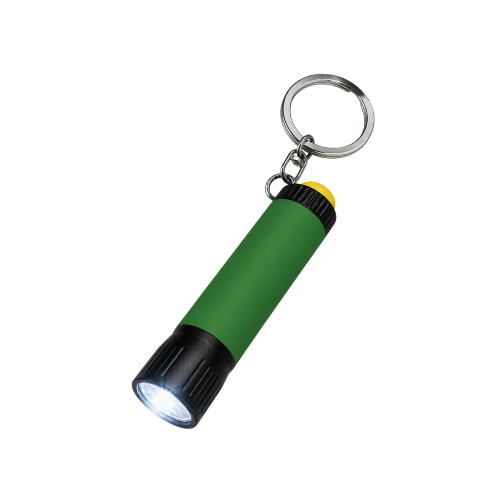 [P266196] Linterna Aluminio verde 1.6*7  cm De Bolsillo Para Llavero