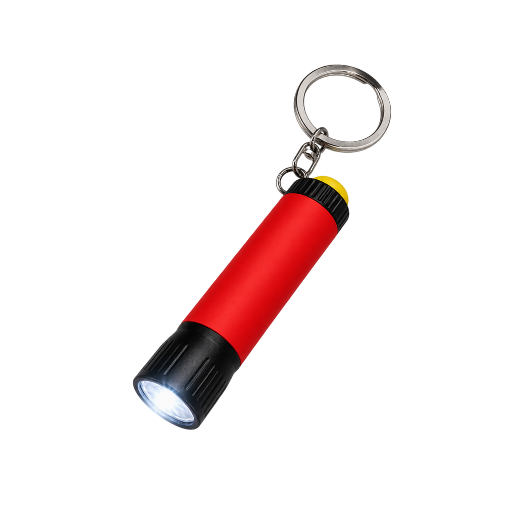 [P266197] Linterna Aluminio rojo 1.6*7  cm De Bolsillo Para Llavero