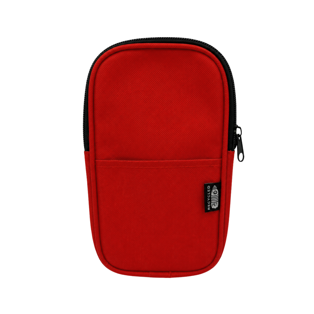 BOLSA, OXFORD, ROJO, 20*12.2*2.5 cm, HOBBY PARA ORGANIZAR DOCUMENTOS, CABLES Y CELULAR
