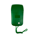 Calculadora, Plastico, Verde, 127*75*10mm , Racoon Con Pita