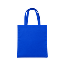 Bolsa Ecologica azul reflex 40*35*12 cm con fuelle sellada 80g