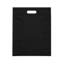 bolsa, tela ecológica, negro, 37*32*8.5 centimetros, sobre sellada