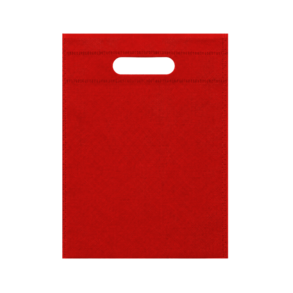 bolsa, ecologico, rojo, 20*25 centimetros, 40gsm mini sellada