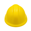 ANTIESTRES, PU, AMARILLO, 8.2*7*4.5 cm, FORMA DE CASCO DE SEGURIDAD