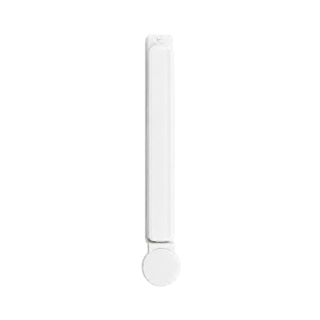 Clip, Plástico, Blanco, 14 cm, para bolsa 26 cm abierto