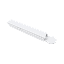 Clip, Plástico, Blanco, 14 cm, para bolsa 26 cm abierto