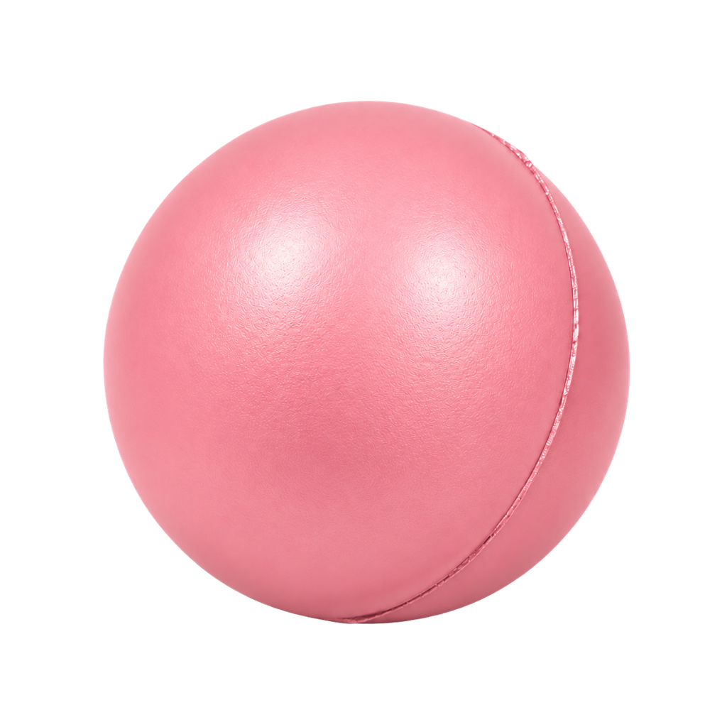antiestres, poliuretano, rosado, 6.3 cm , forma de pelota