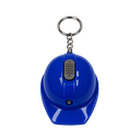 Llavero Plástico Azul Reflex 6.4*4.4*3 cm forma de casco tipo llavero con linterna