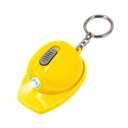 Llavero Plástico Amarillo 6.4*4.4*3 cm forma de casco tipo llavero con linterna