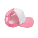 gorras para sublimar, cuerpo de malla, rosado, cierre plastico , ,