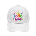 gorra, gabardina, blanco, 21*29cm centimetros, con cierre de velcro
