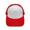Gorra Rojo Para Sublimar Cuerpo De Malla Cierre Plastico