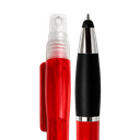 lapiceros, plástico, rojo, atom con spray , touch y goma antideslizante