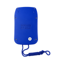 Calculadora, Plastico, Azul Reflex, 127*75*10mm , Racoon Con Pita