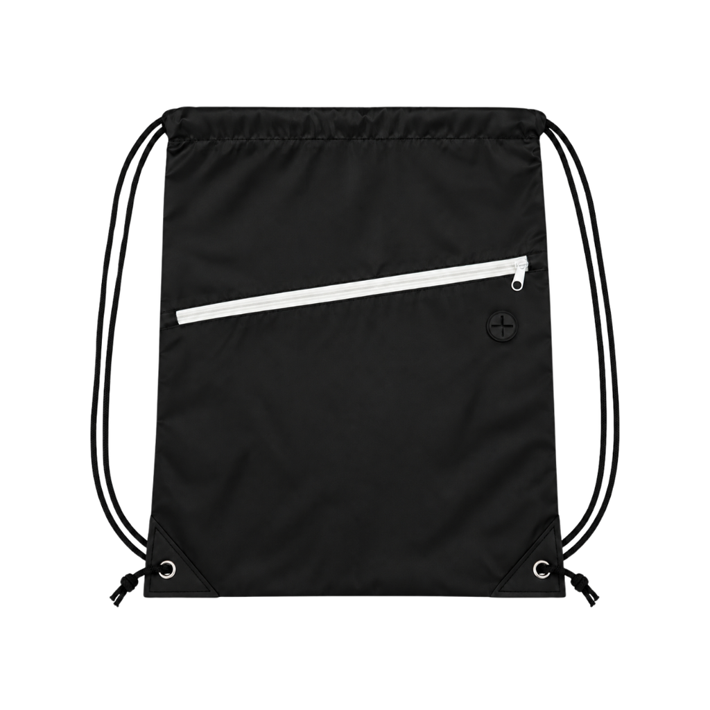 bolsa runner, poliéster, negro, 34*42 centimetros, impermeable